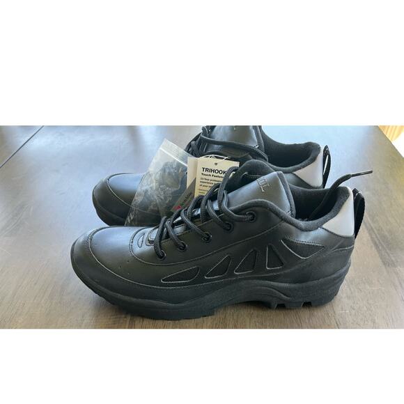 Black Bike Patrol Cycling Shoes Reflective Pliant Versatile Utility 10.5 or 44 - Picture 9 of 11